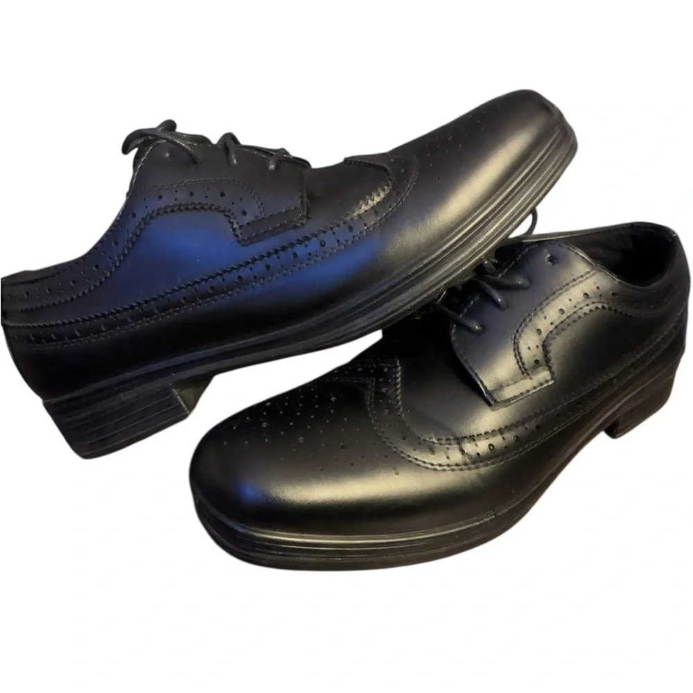Deer Stags Black Oxford Shoes